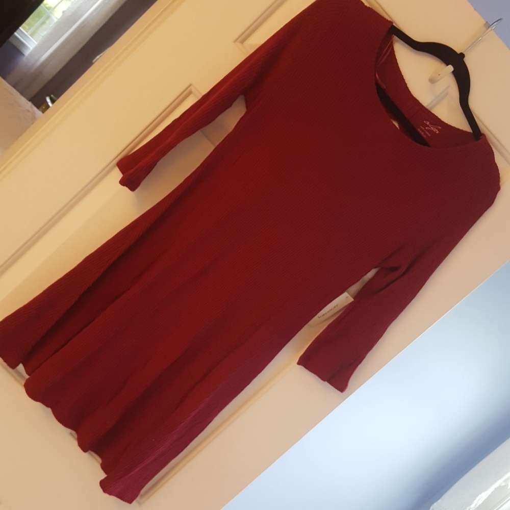 3/4 sleeve length dress